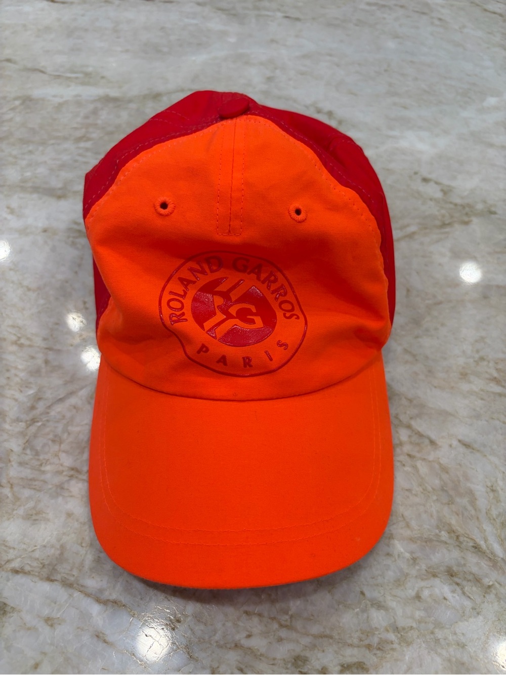 Roland Garros Paris French Open Orange Red Tennis Cap Adjustable Hat